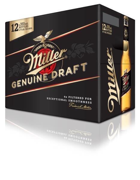MILLER GENUINE DRAFT 12 BTL