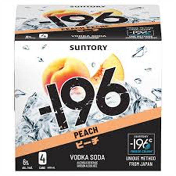 -196 PEACH VODKA SODA