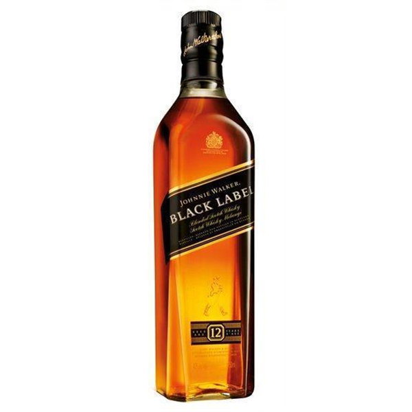 JOHNNIE WALKER - BLACK 750ML