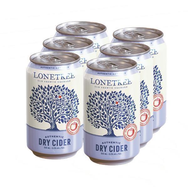 LONETREE APPLE CIDER 6 CAN