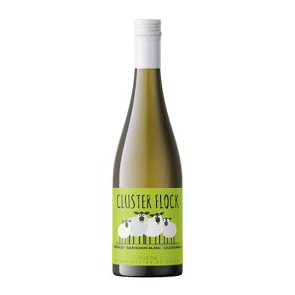 CLUSTER FLOCK WHITE BLEND