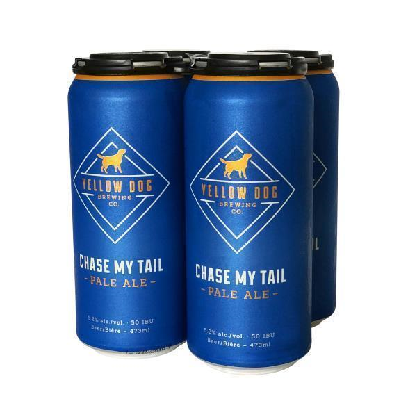 YELLOW DOG CHASE MY TAIL PALE ALE  4 CAN