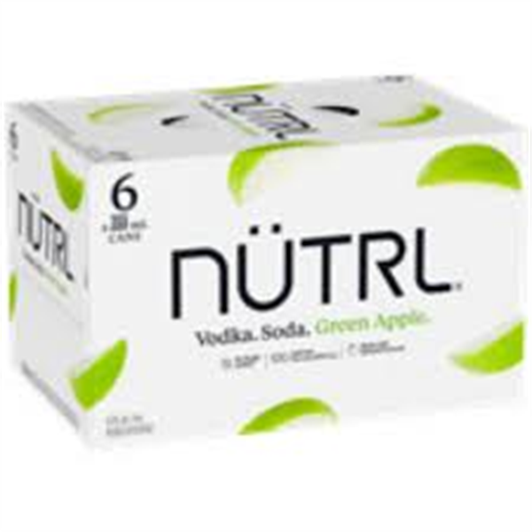 NUTRL GREEN APPLE VODKA SODA