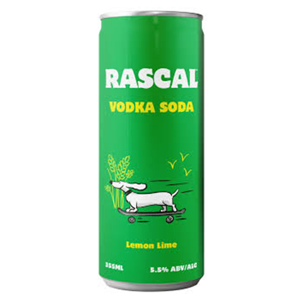 RASCAL LEMON LIME VODKA SODA