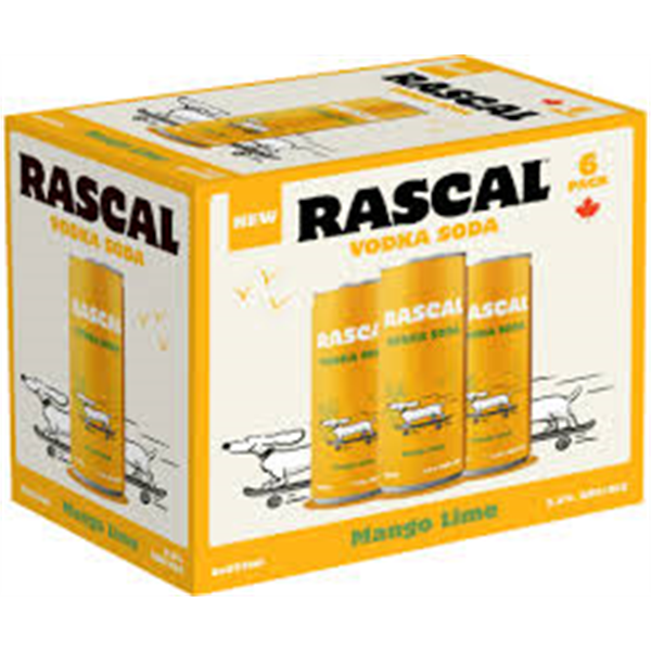 RASCAL MANGO LIME VODKA SODA