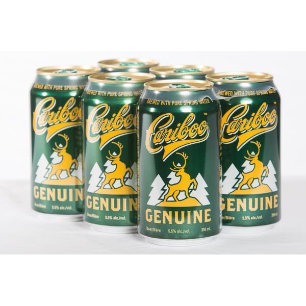 CARIBOO GENUINE DRAFT 6 CAN