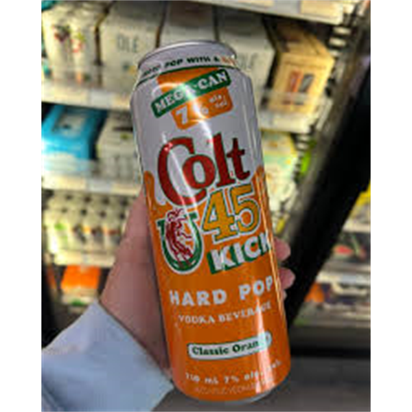 COLT 45 KICK ORANGE MEGA CAN